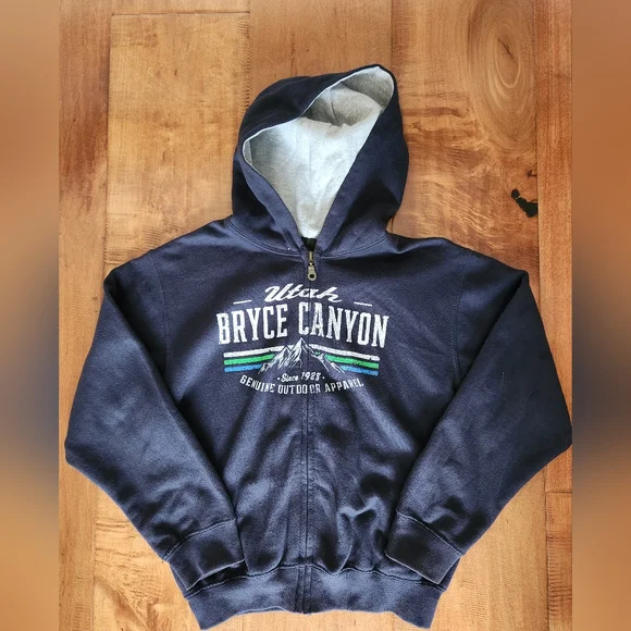 Prairie Mountain Shirts Tops Bryce Canyon Navy Hoodie 12
